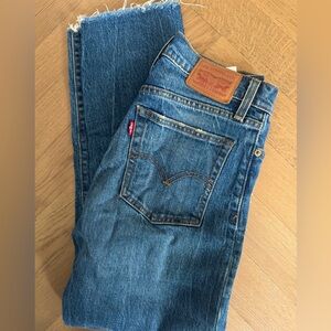 Levi's® Premium WEDGIE STRAIGHT FIT WOMEN'S JEANS size 25